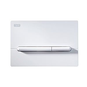 Plaque d&#39;actionnement Mepa 421500 pour réservoir encastré 2 quantités/démarrage/arrêt, blanc