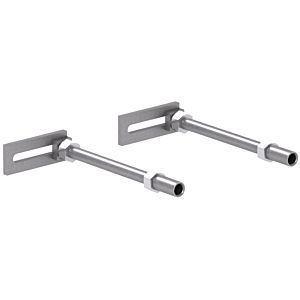 Mepa VariVIT Accessoires 542011 sans obstacle devant un mur plein, pour céramique WC avec une saillie de 700 mm