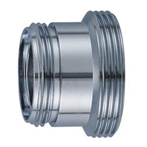 Neoperl Reduziernippel 50506594 Messing verchromt, M 18x1 AGxM 22x1 AG