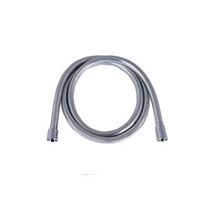 nwb Exclusive Shower Hose PAQ102023125 1250 mm 125 cm, smooth, shiny silver, anti-twist protection