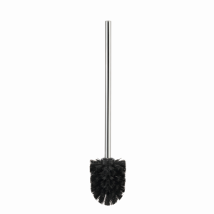 Brosse de rechange nwb Pro 030 P03221EBS 74 x 375 x 74 mm, acier inoxydable chromé brillant, tête de brosse en plastique noir