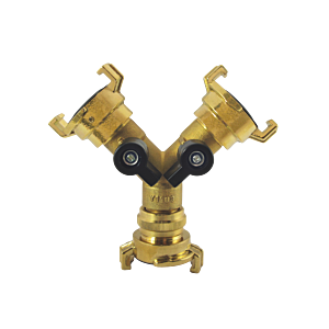 AquaCraft Schnellkupplung 1001000147 2-Wege-Verteiler, messing