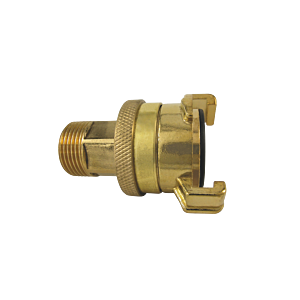 AquaCraft coupling 1001000046 with male thread &amp; lock nut brass, 1&quot; male thread (outside approx. 33mm)