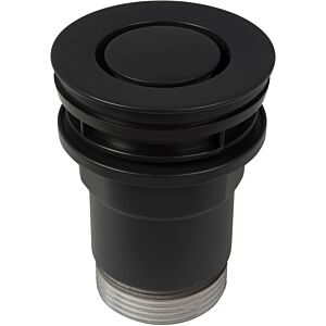 AquaCraft Push-Down Drain Fitting 1 1/4&quot;, matte black