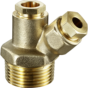 Oventrop 2040152 R 1x8 / 10 / 12mm, double, for flow / return