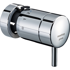 Oventrop single lever thermostat 1012175 with clamp connection, without zero position, chrome-plated