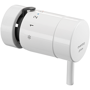 Oventrop Einhebel-Thermostat 1012176 mit Klemmverbindung, ohne Nullstellung, weiß