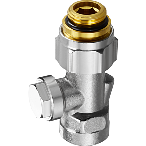 Oventrop Combi 3 shut-off screw connection 1016177 G 2000 / 2 AGxG 3/4 AG, nickel-plated brass