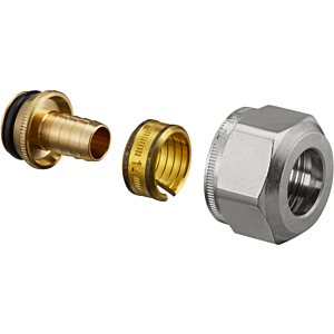 Oventrop Ofix K compression fitting 1016823 brass, 14x2mm, union nut nickel-plated