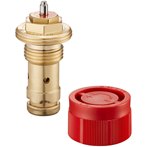 Oventrop Ghf Ventileinsatz 1018098 G 1/2 AG, Feinstvoreinstellung, mit Rohrsitz