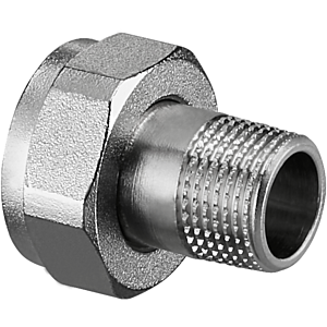 Oventrop Verschraubung 1019306 DN 20 (G 1 ÜMxR 3/4 AG), Messing vernickelt