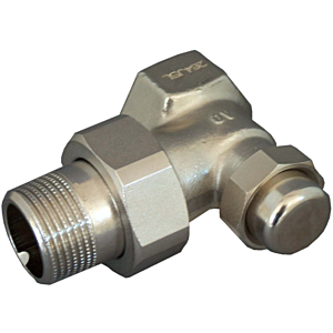 Oventrop Combi LR Radiateurs raccord à vis 1027568 DN 25, d&#39;angle, nickelé