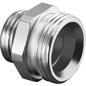 Oventrop Einschraubstutzen 1028161 G 1/2 AGxG 3/4 AG, Messing vernickelt