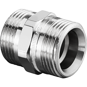 Oventrop Doppelnippel 1028263 3/4"x3/4", Messing vernickelt