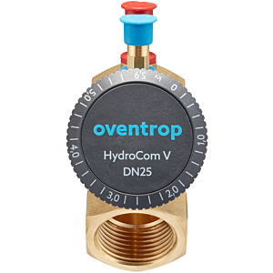 Oventrop HydroCom vanne d&#39;équilibrage 1062706 DN 20, Rp 3/4, PN 16, filetage intérieur des deux côtés, laiton