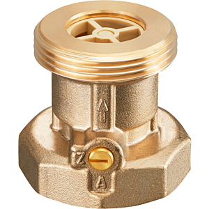 Oventrop Sperrventil Typ SVE 1070008 DN25, G1 1/2"AG, G1 1/2"IG, PN10, Ms