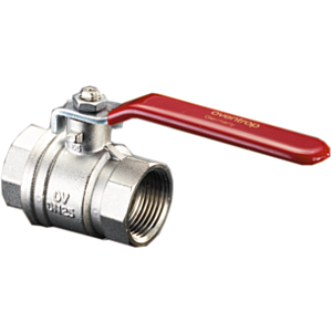 Oventrop ball valve 1076020 DN 65, PN 16, female thread on both sides, nickel-plated brass
