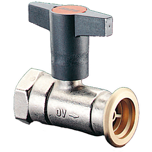 Oventrop Pumpenkugelhahn Optibal P 1078171 mit Sperrventil, DN25, 1" Innengewinde, Messing