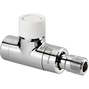 vanne thermostatique Oventrop série E 1163132 passage, préréglage en continu, DN 15, laiton, anthracite