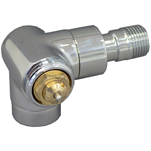 Oventrop Thermostatventil Baureihe E 1163452 1/2", Winkeleck, links, verchromt