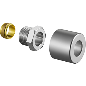 Oventrop Combi E jeu de raccords à compression 1169593 anthracite, G 2000 / 2 AGx15mm, 2000 plié