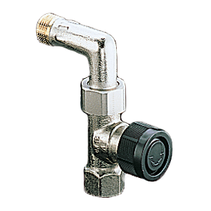 série Oventrop vanne thermostatique A 1181304 R 2000 / 2, passage, avec 2000 , laiton nickelé