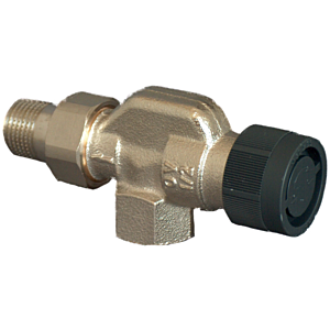 Oventrop series A flow axial valve 1181406 DN 20, nickel-plated brass