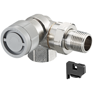 Oventrop series AQ thermostatic valve 1183360 DN 10, left, angled corner