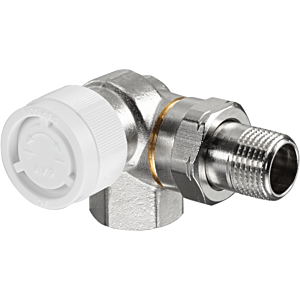 Oventrop Série AV 9 vanne thermostatique 1183470 laiton nickelé, DN 10, angle / angle, gauche