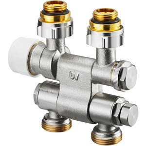 Oventrop Anschlussarmatur 1184035 G 1/2 AGxG 3/4 AG, Ein-/Zweirohrarmatur