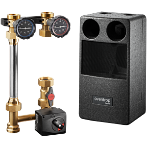 Oventrop Regumat boiler connection system 1357273 DN 25, Grundfos ALPHA 2 25-60, with pump ball valve