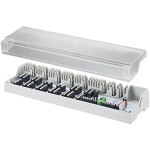Oventrop connection strip 1400982 24 V, heating / cooling, pump control, 10 control zones