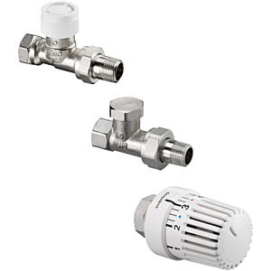 Oventrop vanne thermostatique Uni LH 1683804 DN 15, droit, avec thermostat