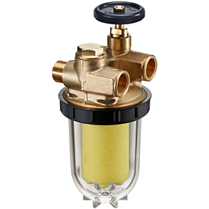 Oventrop Zweistrang Heizölfilter Oilpur  2120561 mit Siku-Einsatz 50-75My, 3/8"