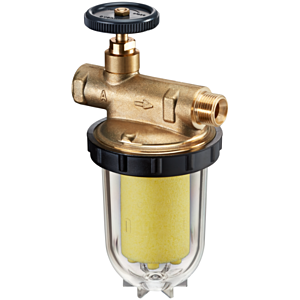 Oventrop Einstrang Heizölfilter Oilpur 3/8" 212356 mit Siku-Einsatz, 50-75my