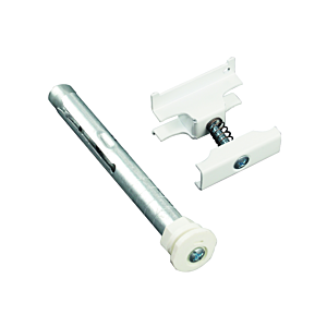 Purmo raccordement AZ13DZ952223300 signalisation RAL 9016, 4 pièces, avec console de perçage