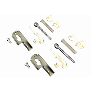 Purmo quick-mount set AZ05BW000SSTD23 up to BL 1600 mm, 2 pieces, with anti-lift device