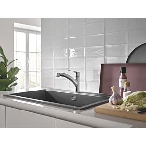 Grohe QuickFix Start mitigeur de cuisine 30531DC1 supersteel, double douchette extractible