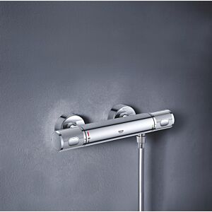Grohe Precision Feel thermostatic shower mixer 34790000  1/2", wall-mounted, chrome, Ecojoy