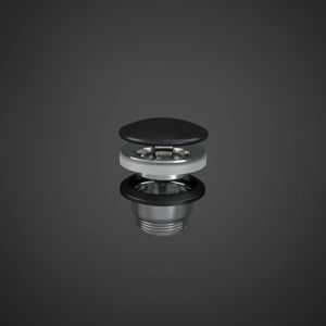 RAK Duo Ablaufventil DUO002504A, schwarz matt