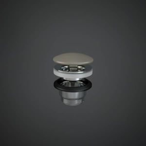 RAK Duo drain valve DUO002514A, cappuccino matt