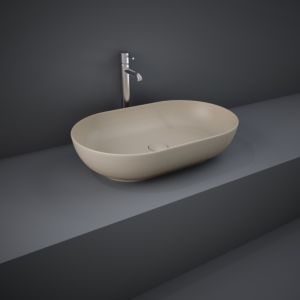 RAK Feeling countertop washbasin FEECT5500514A oval, 55x35cm, cappuccino matt