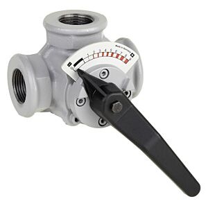 Mitigeur trois voies Honeywell DR20MA, Kvs 6.3, à douille, PN 6, en fonte grise