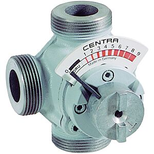 Mitigeur universel trois voies Honeywell DRU25-10 PN 10, en fonte grise, DN 25, Kvs 10