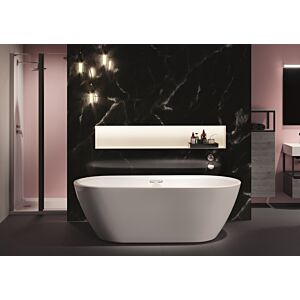 Baignoire îlot Riho Inspire B091004005 blanc , 160x75cm, avec fonction de remplissage RihoFall chromé