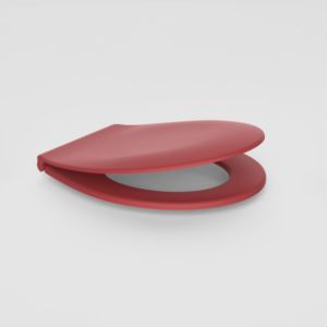Eisenberg children&#39;s WC seat 56.048.84..0000 with stainless steel hinges, adjustable, red RAL 3003