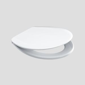 Eisenberg WC seat thermoplastic 56.A15.01..0099 with stainless steel hinges, adjustable, white