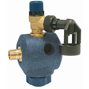 Syr - Sasserath Sicherheitsgruppe 0024.15.051 DN 15, 8 bar, Gewinde G 1/2, rohgelb