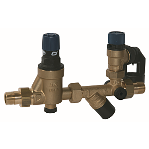 Syr - Sasserath Safety Group 0025.15.001 DN 15, with Pressure Reducing Valves bar, R 2000 / 2, raw yellow
