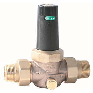 Syr - Sasserath Druckregler 6203.25.010 DN 25, 1,5-5 bar, Rotguss